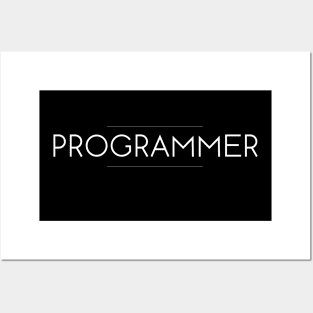 Programmer Minimalist Design Posters and Art